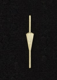 C90036  Arrow Head Straight Link 33mm Gold